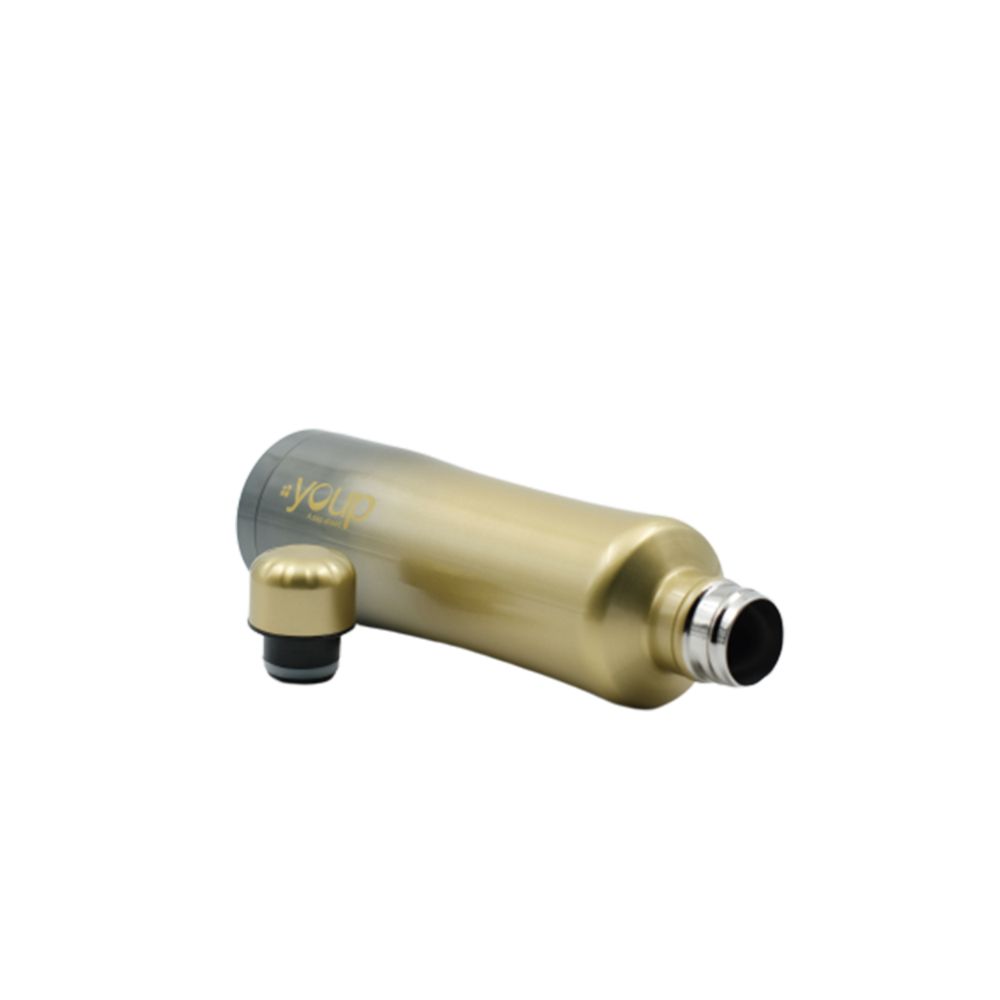 Youp Thermosteel Green And Grey Color Water Bottle Yp754 - 750 Ml