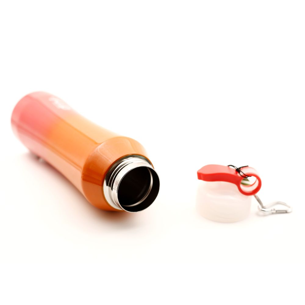 Youp Thermosteel Orange And Red Color Water Bottle Passion901 - 900 Ml