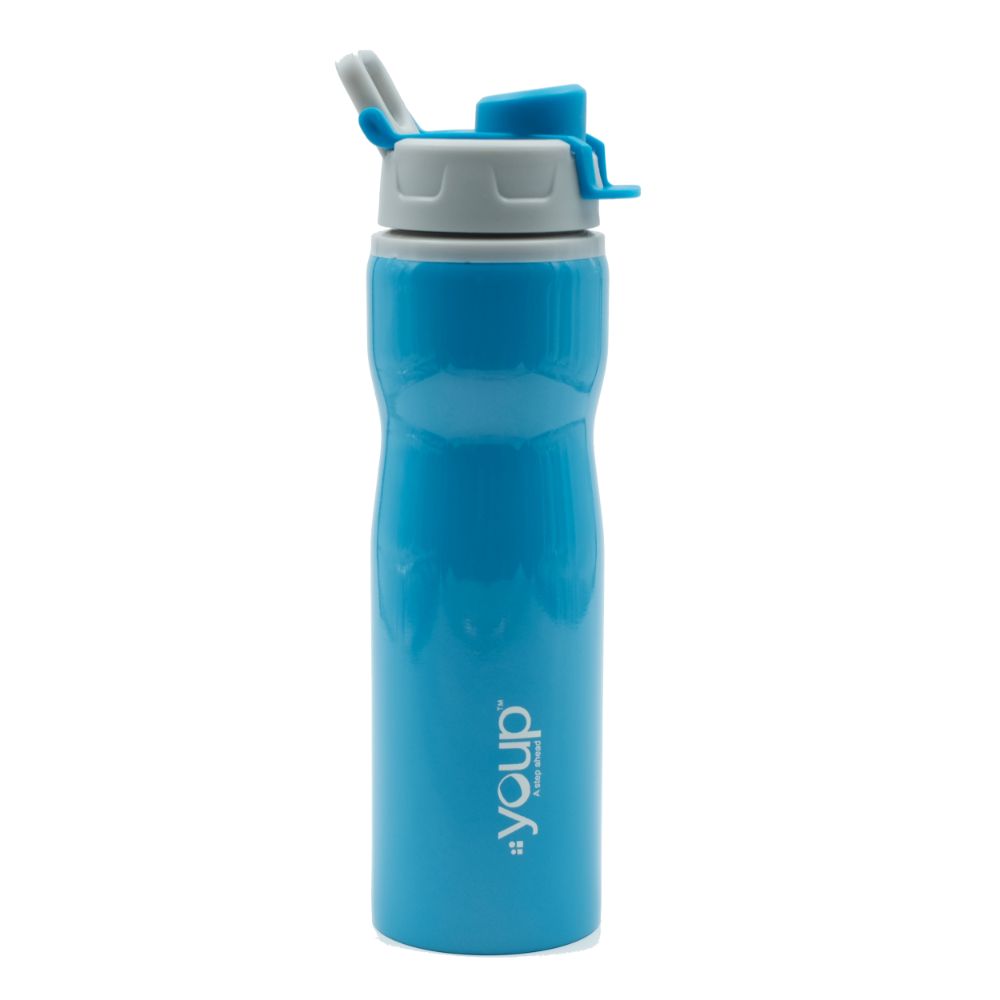 Youp Stainless Steel Blue Color Sports Series Sipper Bottle Yps7505 - 750 Ml