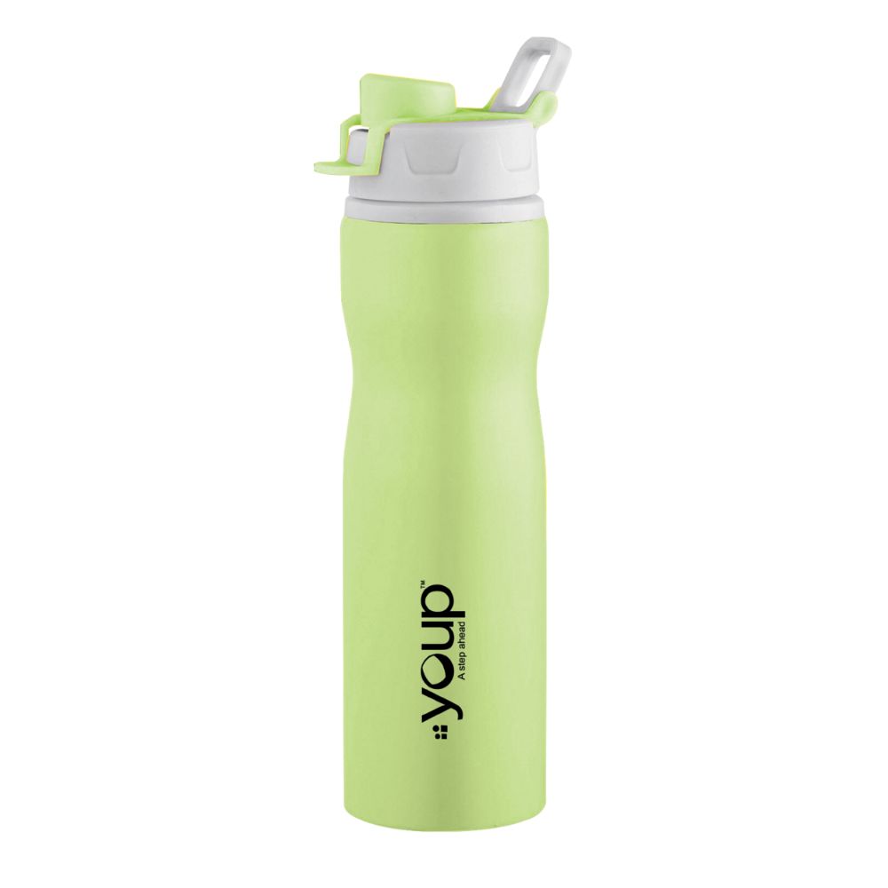 Youp Stainless Steel Lime Green Color Sports Series Sipper Bottle Yps7505 - 750 Ml