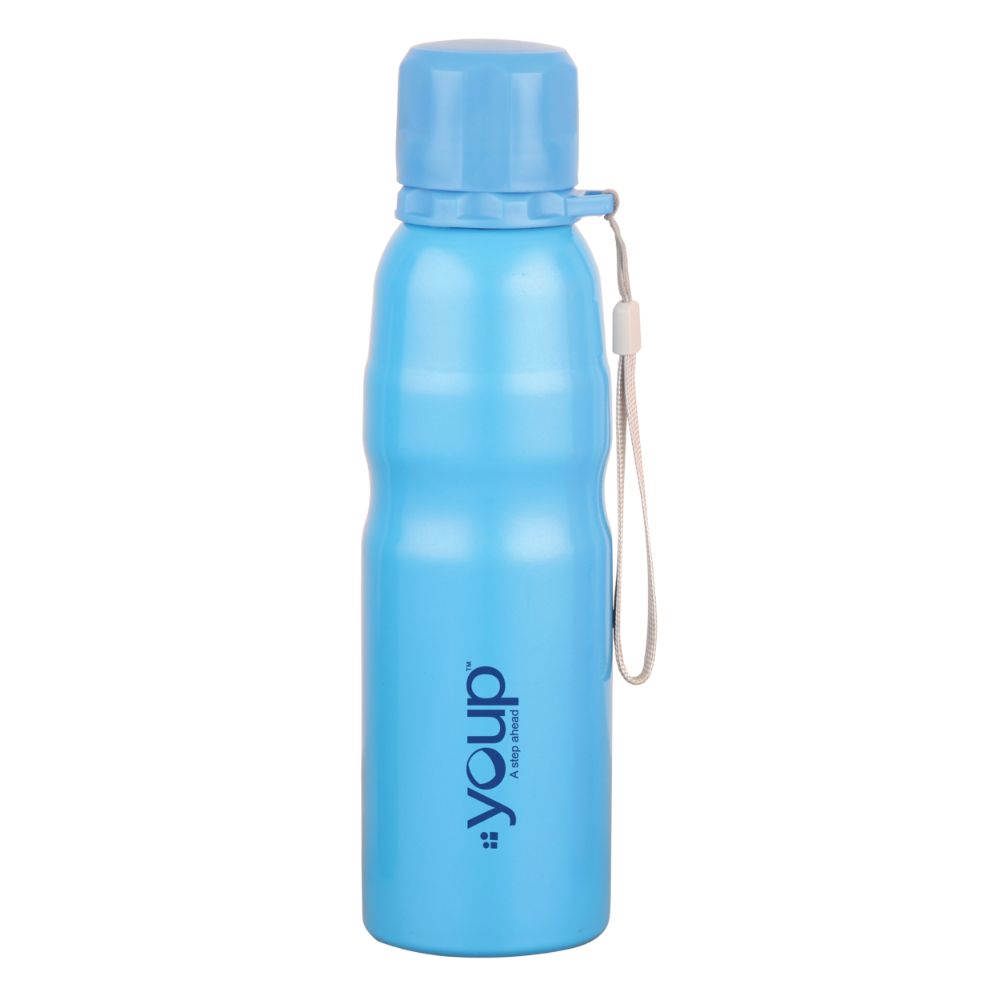 Youp Stainless Steel Blue Color Sports Series Bottle Harry - 750 Ml