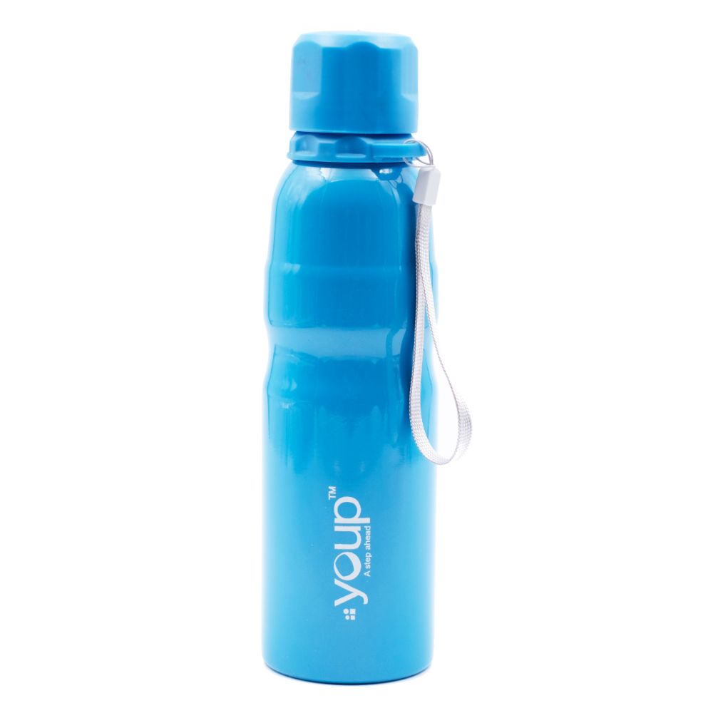 Youp Stainless Steel Blue Color Sports Series Bottle Harry - 750 Ml