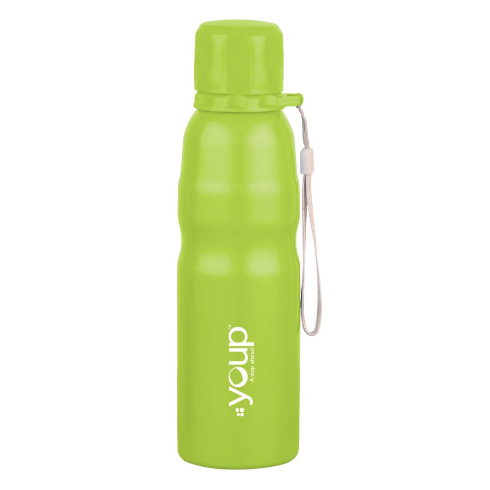 Youp Stainless Steel Green Color Sports Series Bottle Harry - 750 Ml