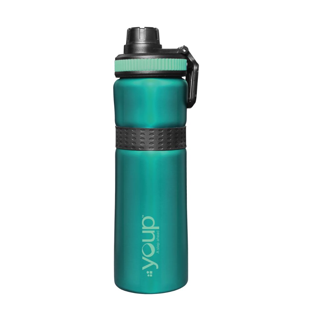 Youp Stainless Steel Green Color Sports Series Sipper Bottle Fiesta - 750 Ml