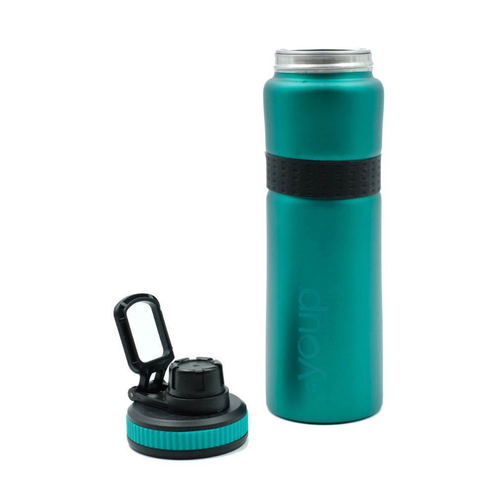 Youp Stainless Steel Green Color Sports Series Sipper Bottle Fiesta - 750 Ml