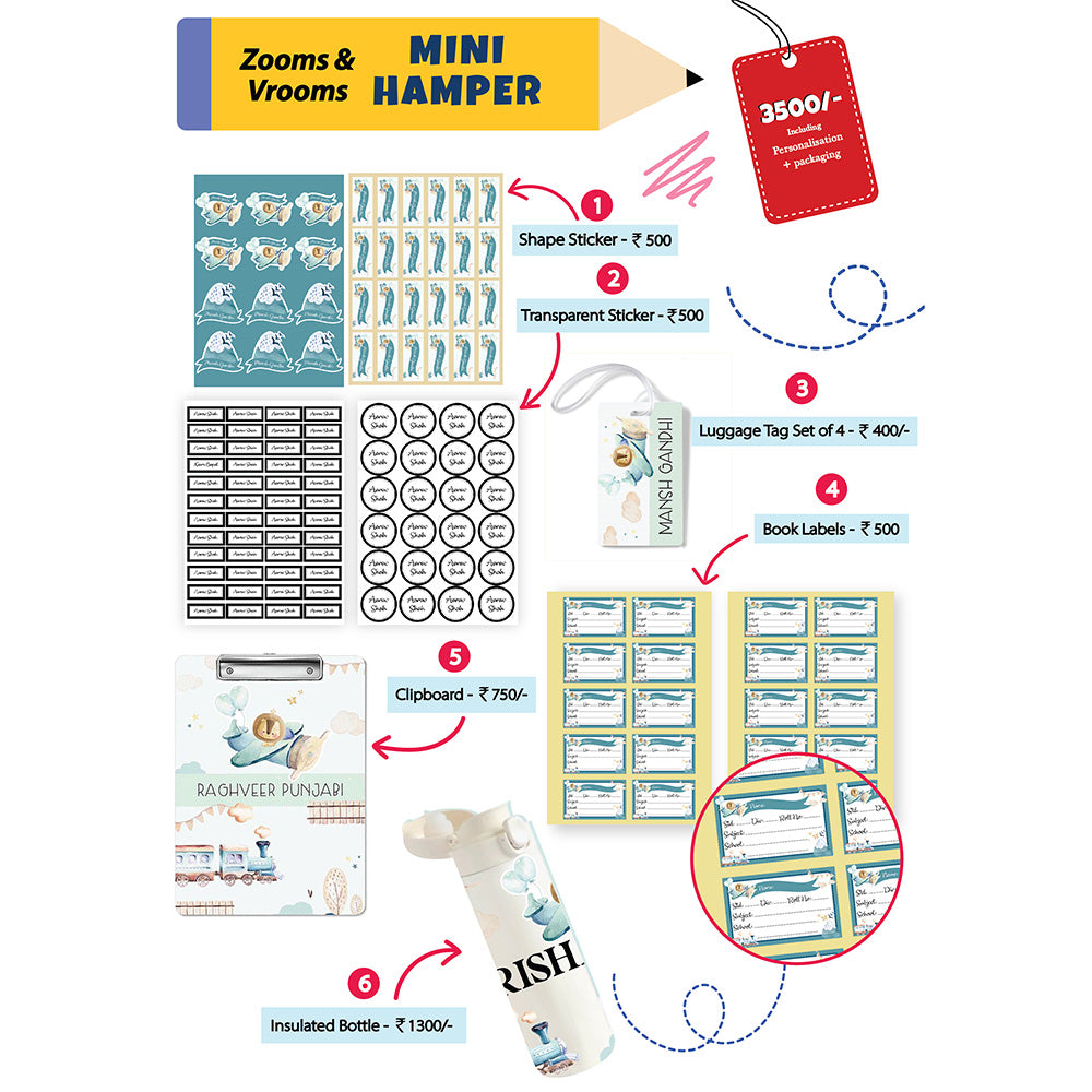 Mini Hamper - Boys - Zooms & Vrooms