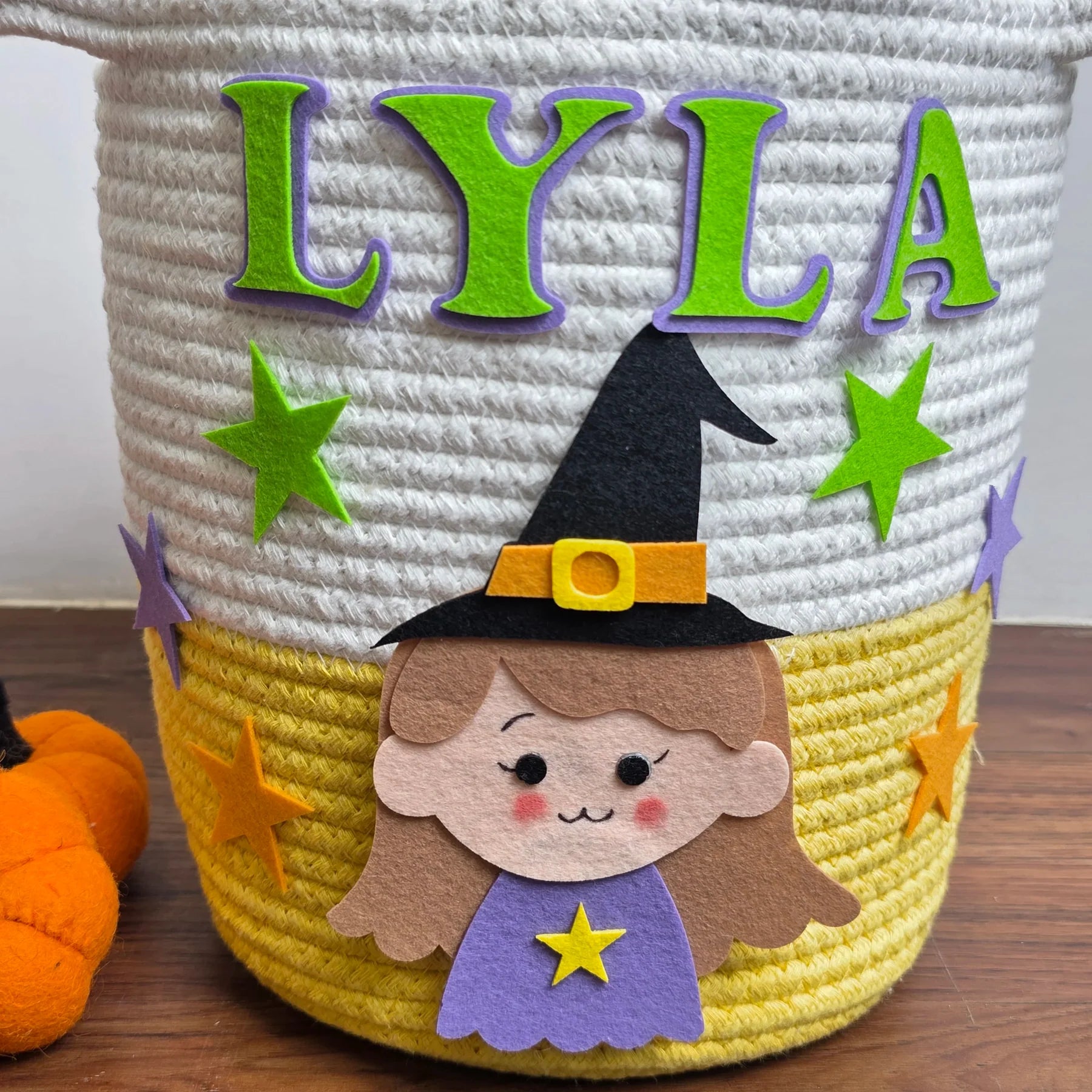 Halloween Trick-or-Treat Basket Personalised