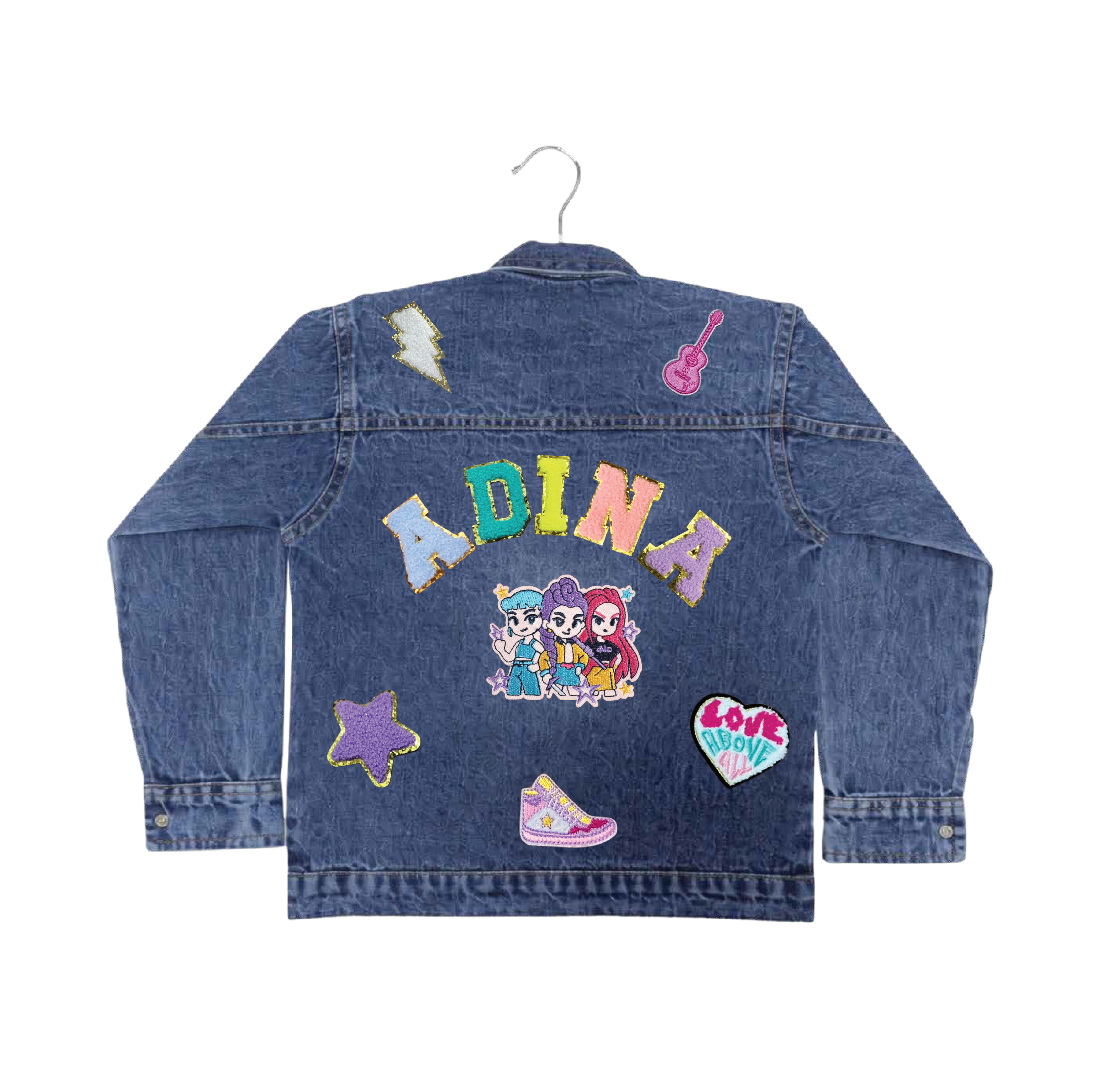 Huntrix Patch Themed Denim Jacket