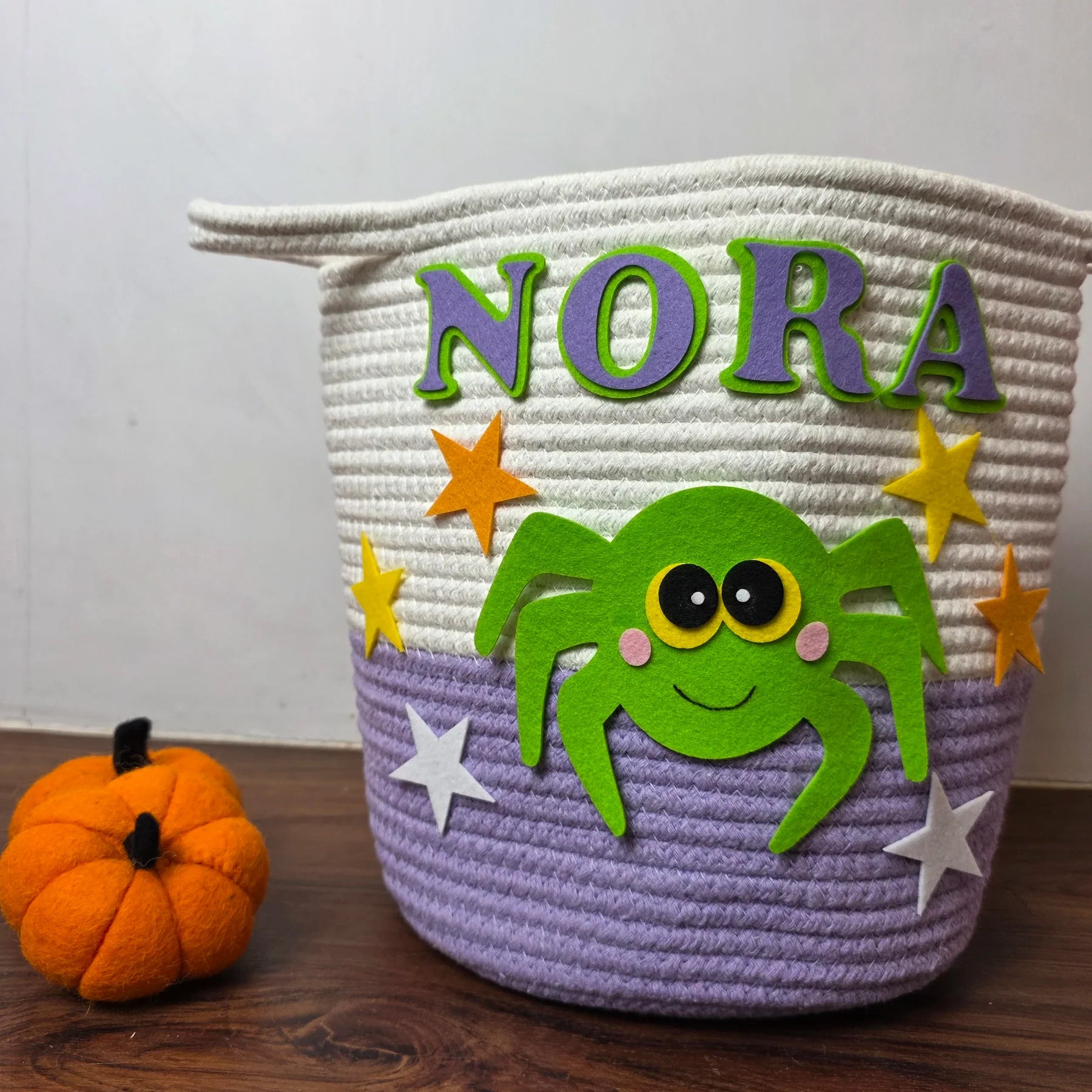 Halloween Trick-or-Treat Basket Personalised