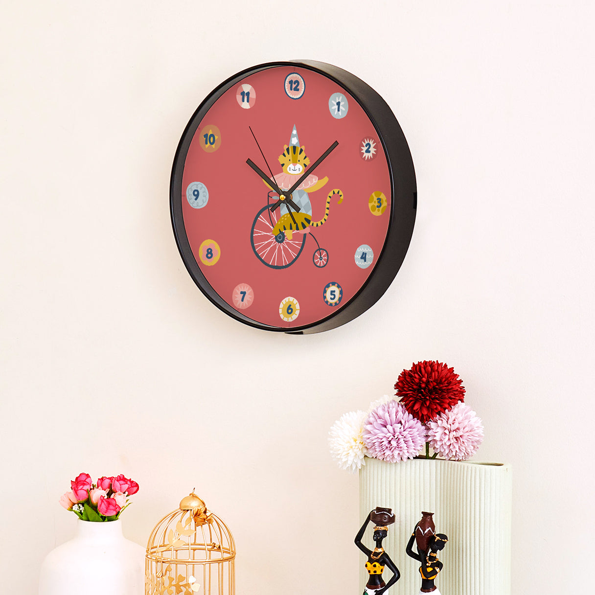 Wall Clock - Animal Circus