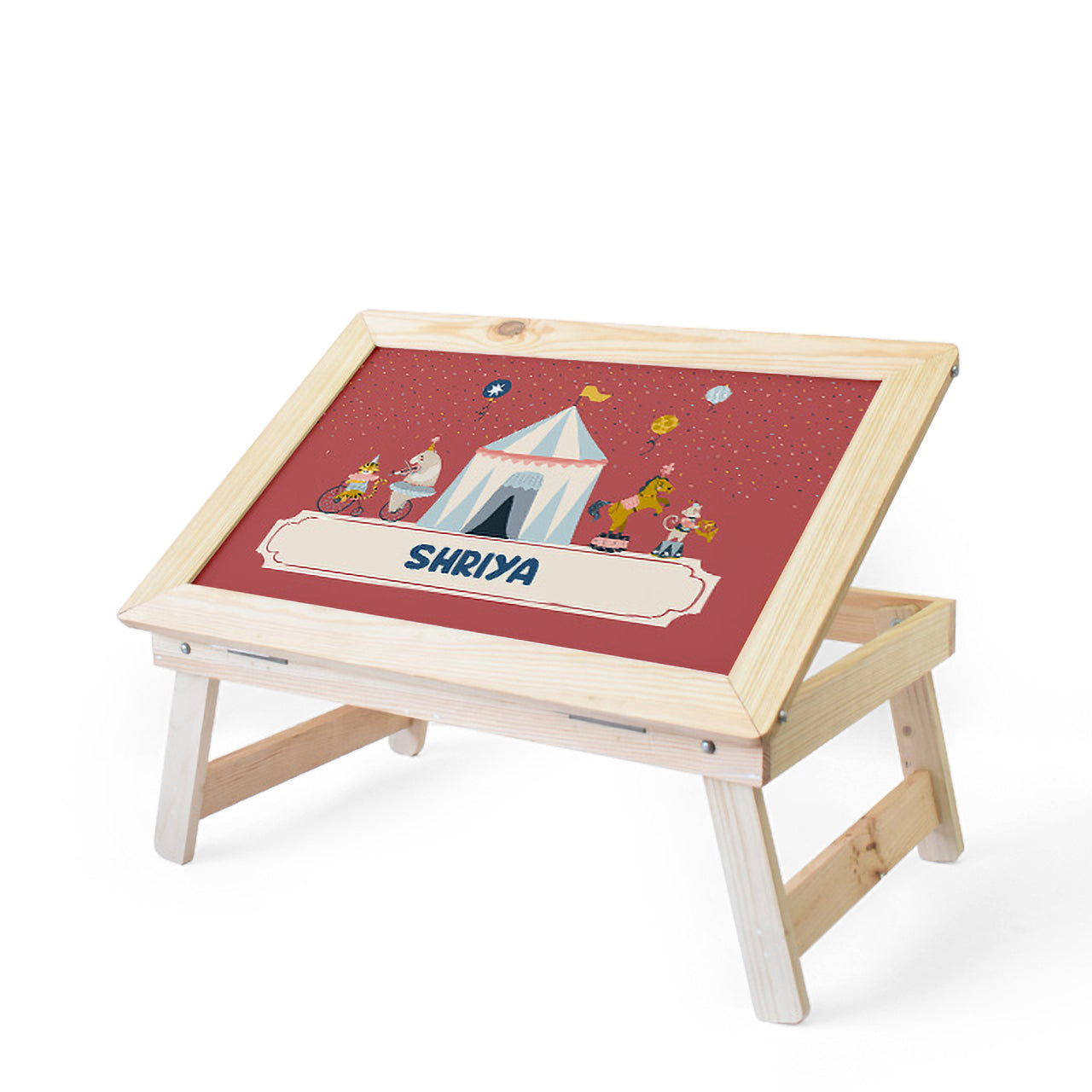 Personalised Foldable Desk - Animal Circus