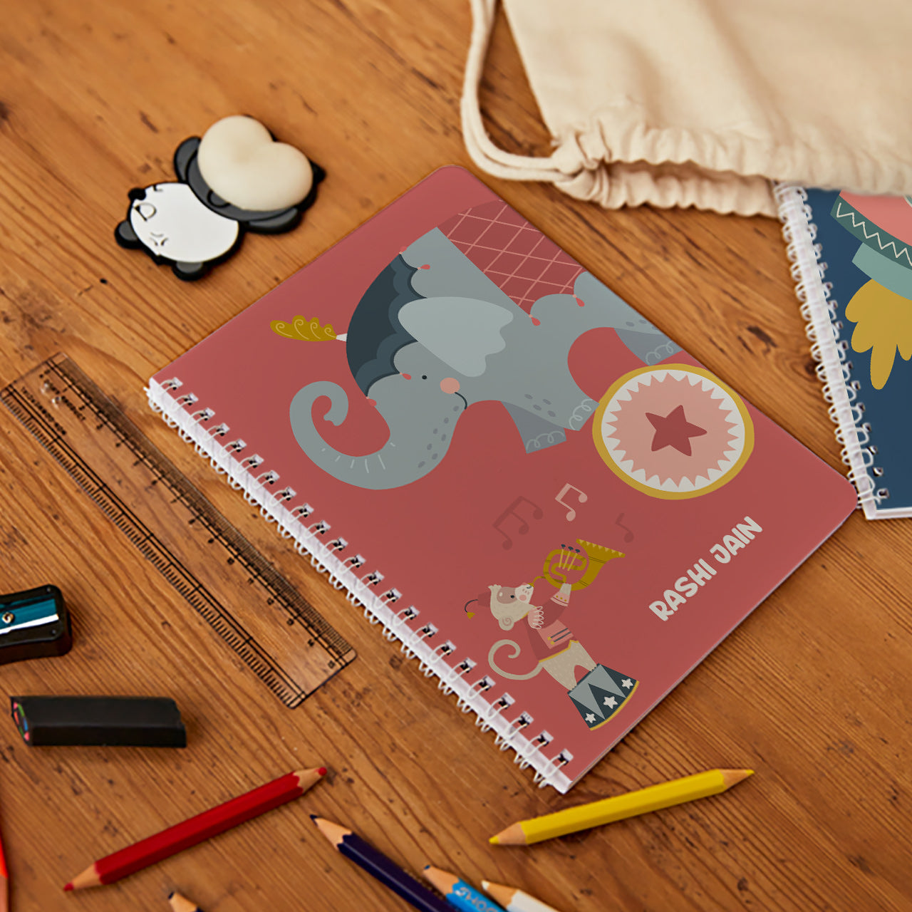 Personal Spiral Notebook - Animal Circus