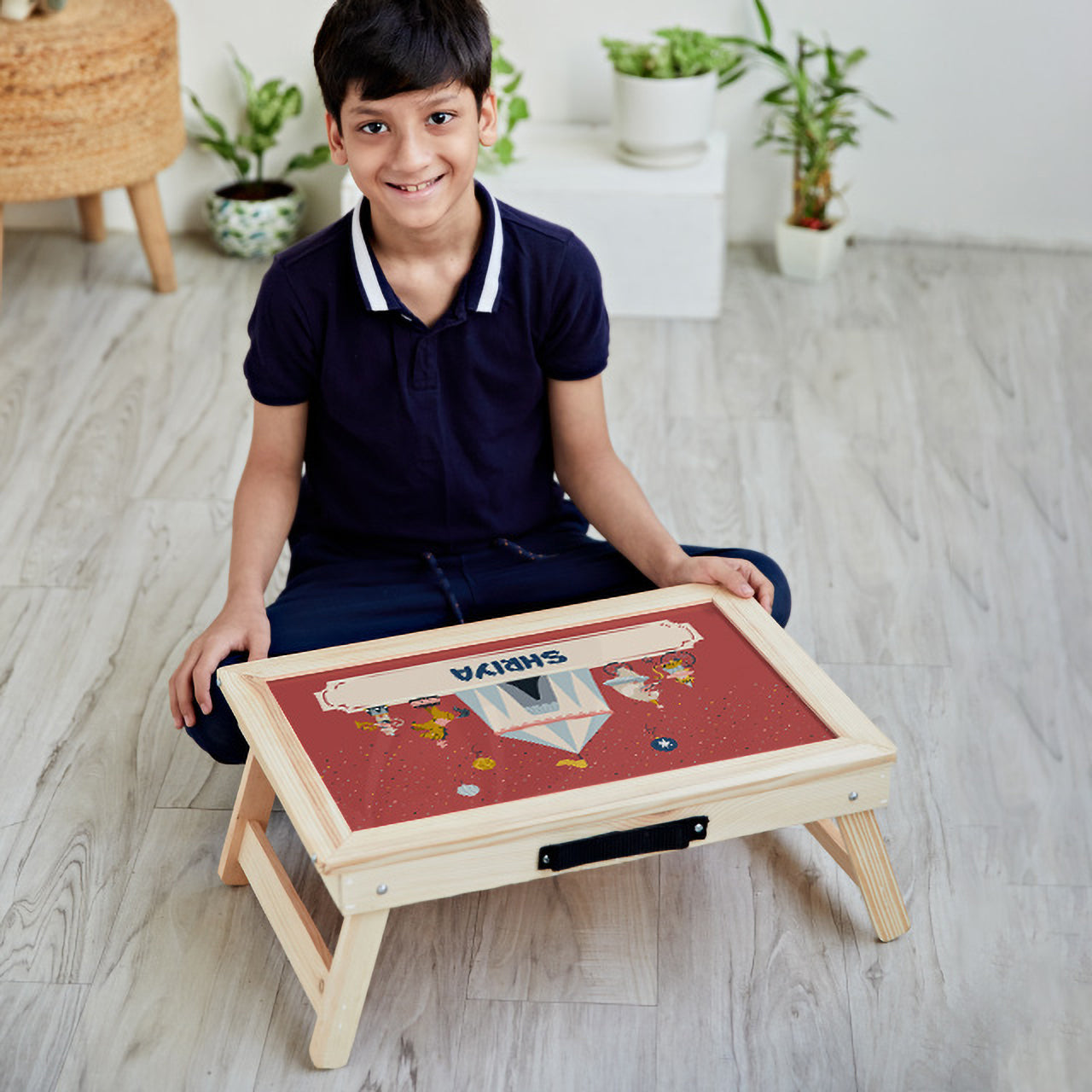 Personalised Foldable Desk - Animal Circus