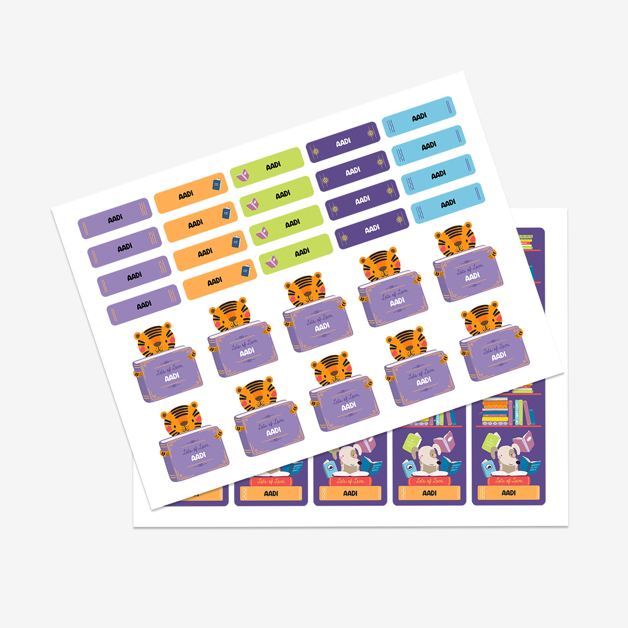 Name Labels / Gift Stickers - Animal Library