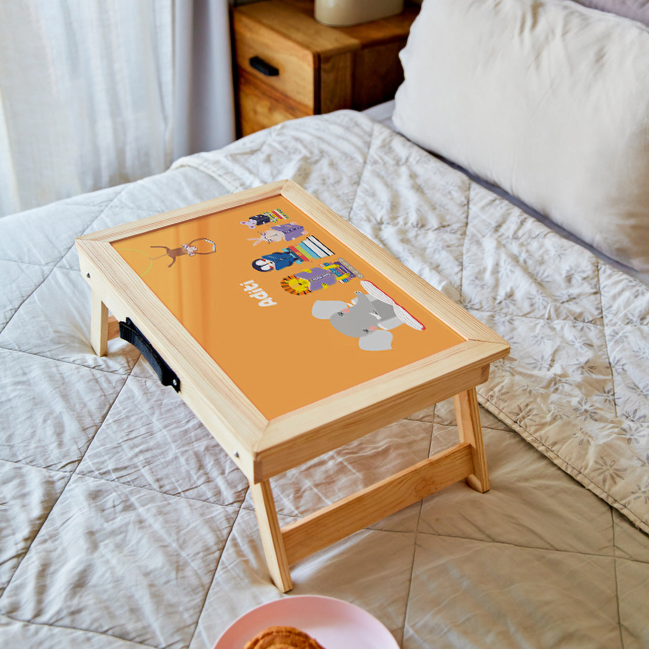 Personalised Foldable Desk - Animal Library