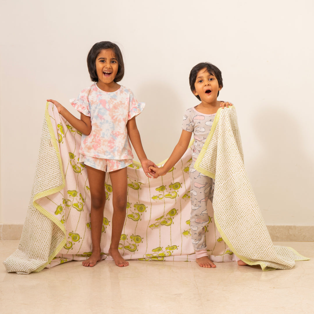 Gudgoodie Kids Cotton Muslin Dohar - Ultrasoft & Breathable