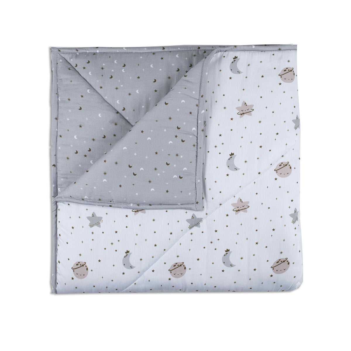 Tiny Snooze Organic Quilt- Starry Nights