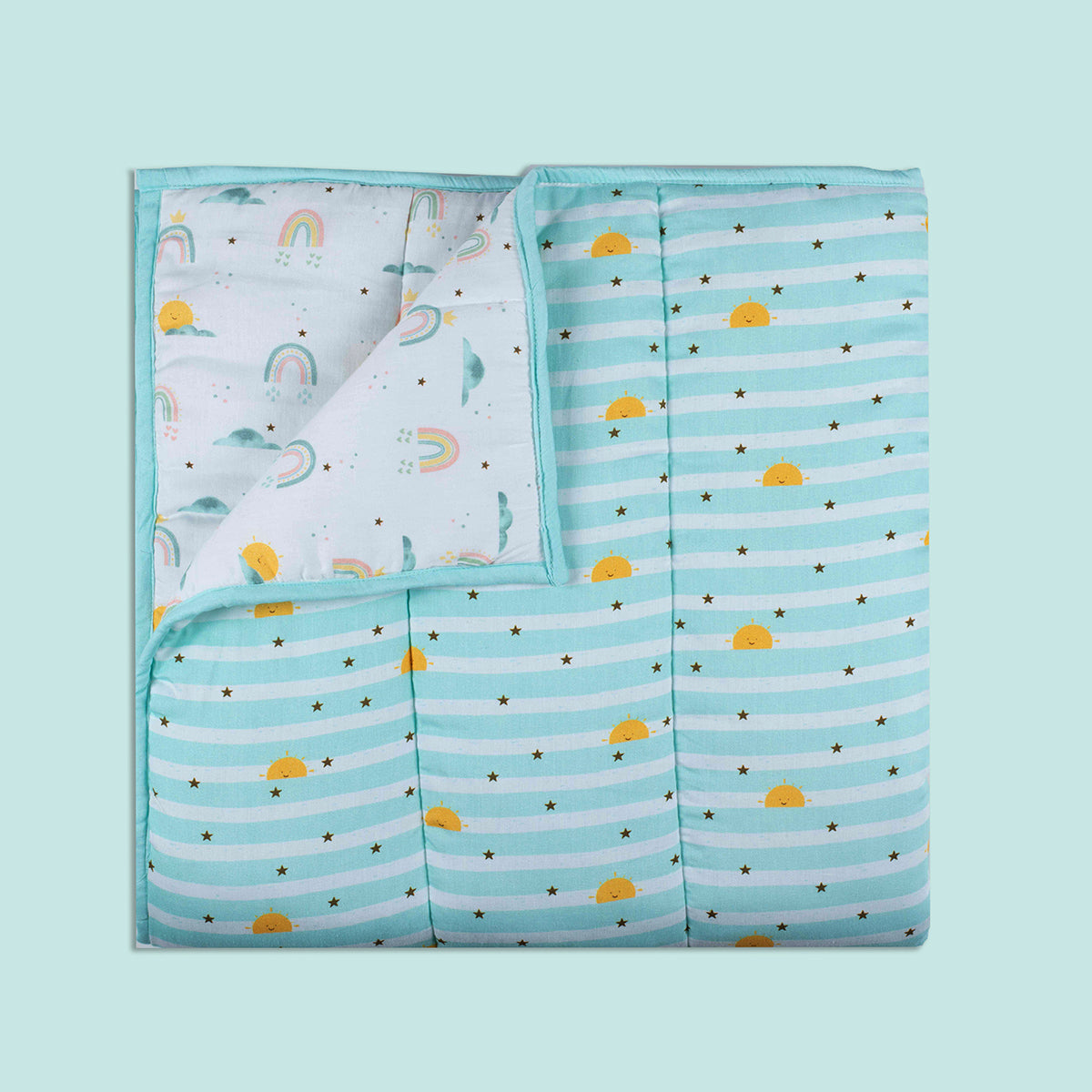 Tiny Snooze Organic Quilt- Horizon