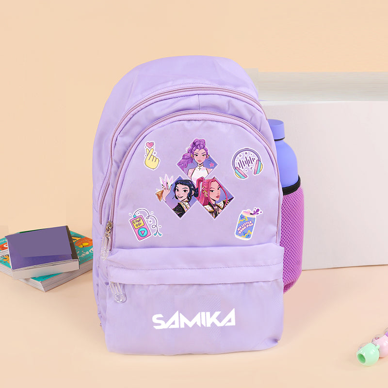 Printed Backpack - Kpop