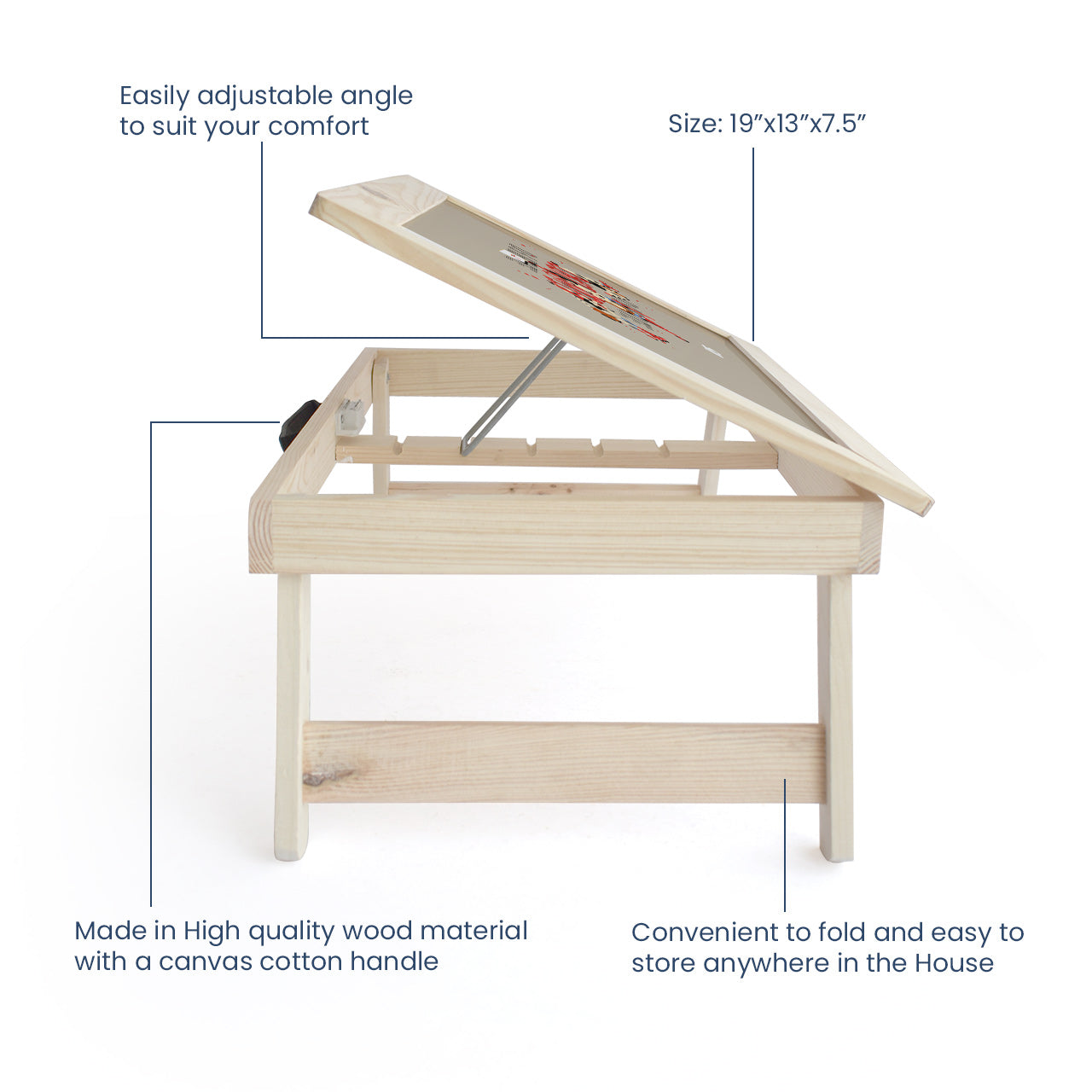 Personalised Foldable Desk - Basketball Fever, Girl