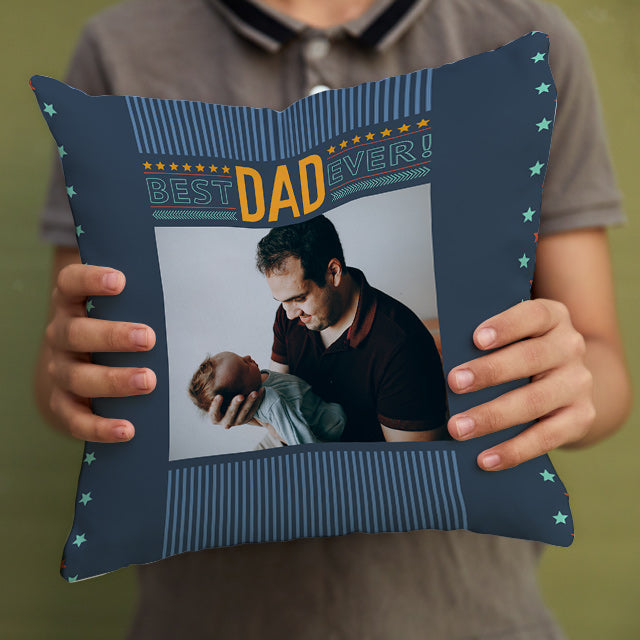 Personalised Photo Cushions - Best Dad