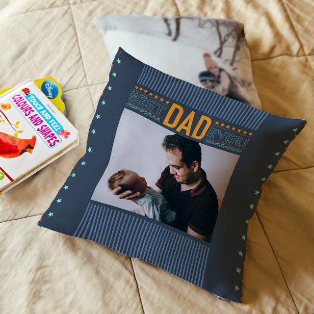 Personalised Photo Cushions - Best Dad