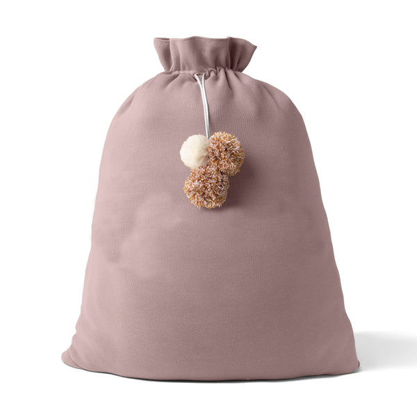 Classic Christmas Santa Sack - Base: Ballet; Letter: Ivory