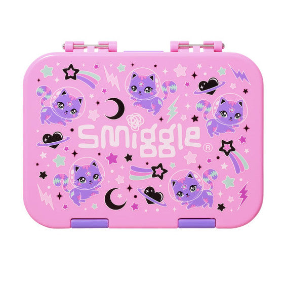 Smiggle Pink Cat: Happy Bento Box - Small