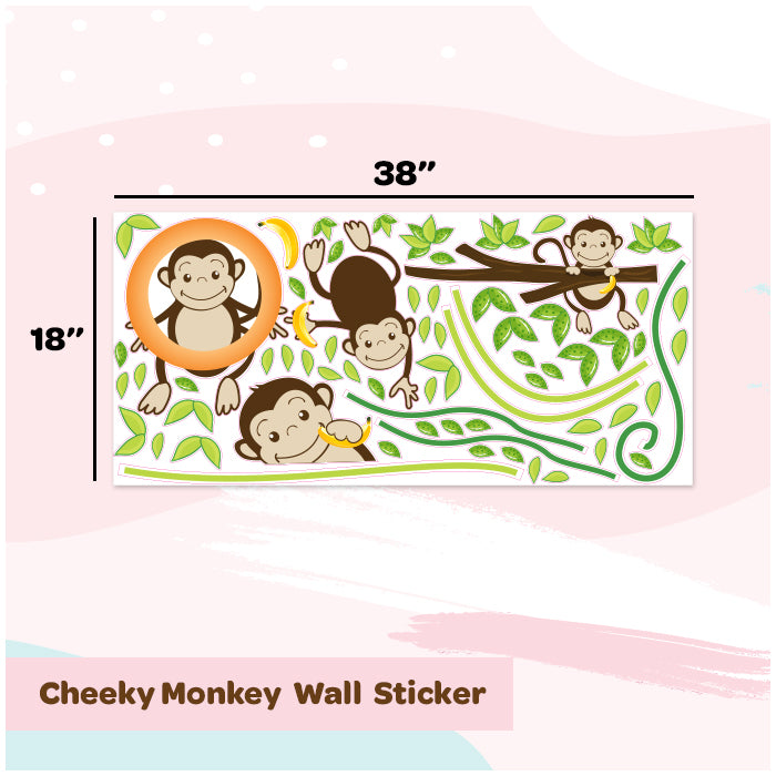 Cheeky Monkey Wall Sticker