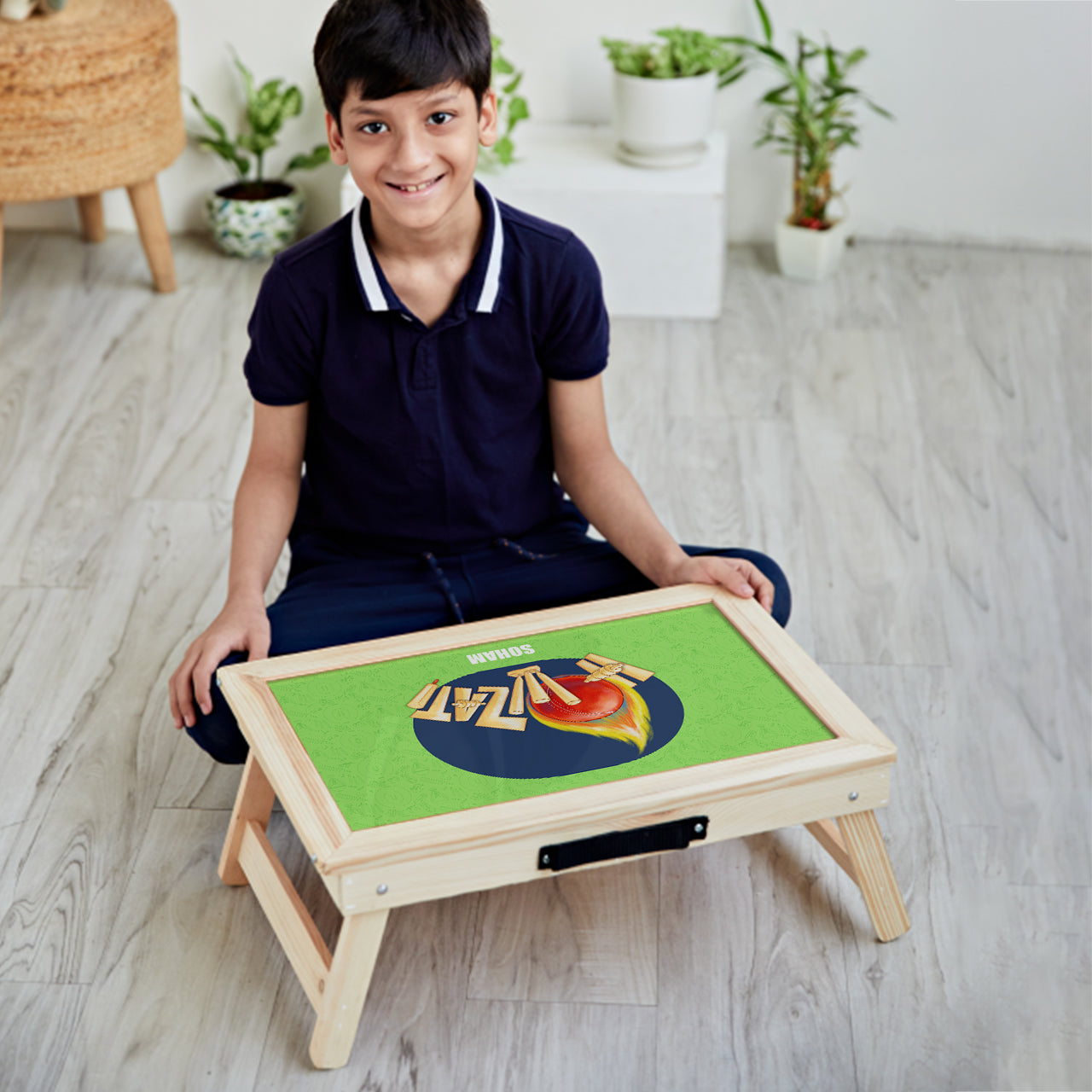 Personalised Foldable Desk - Cricket Buzz