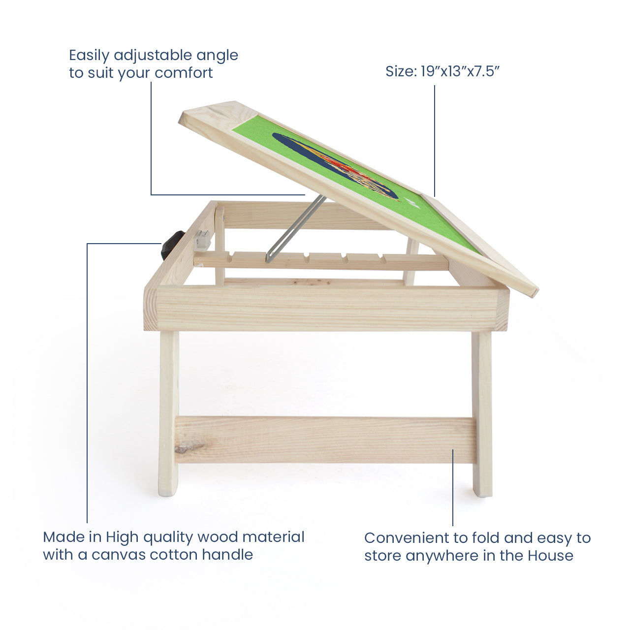 Personalised Foldable Desk - Cricket Buzz