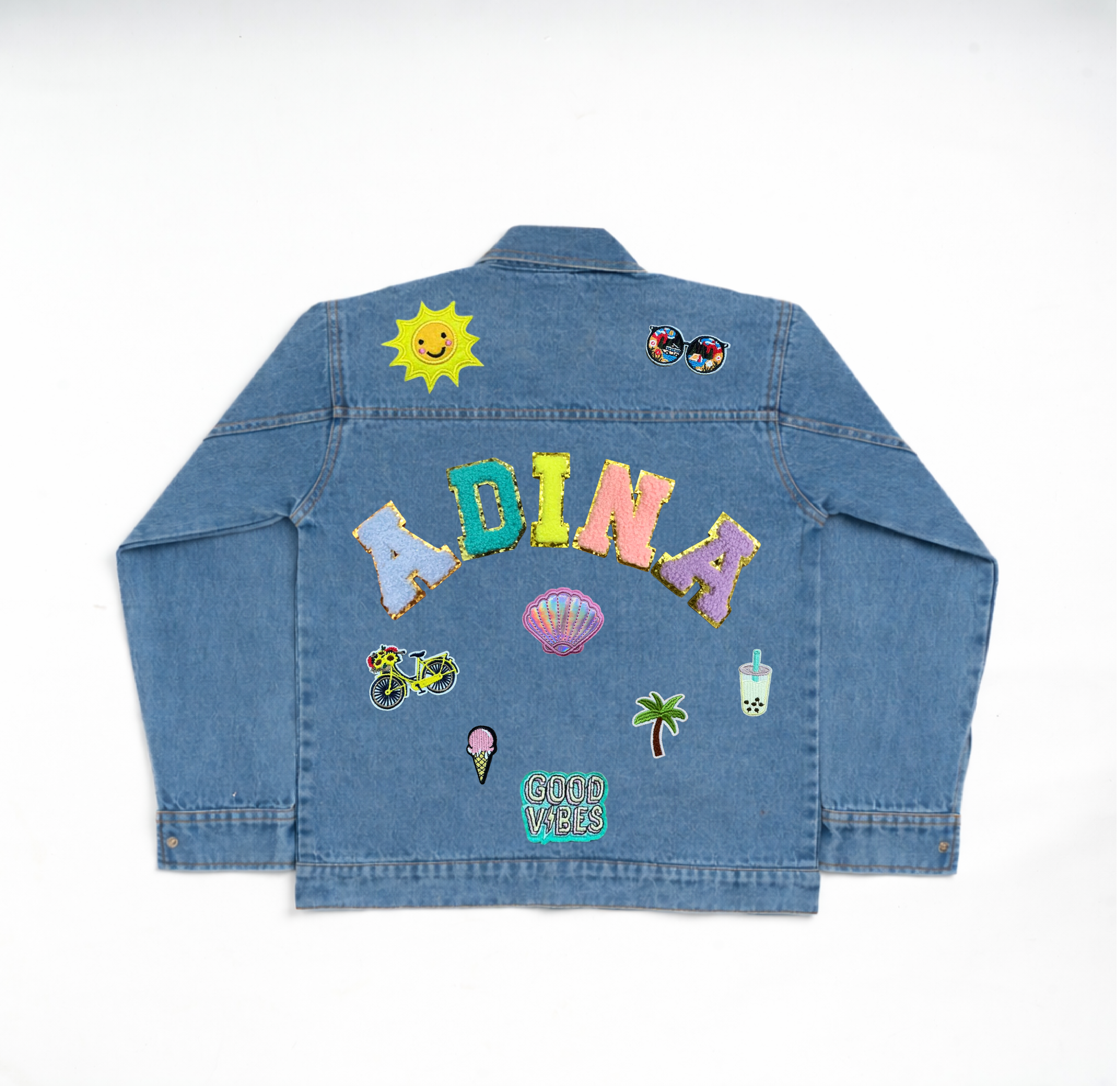 Beach Denim Jacket - Girls
