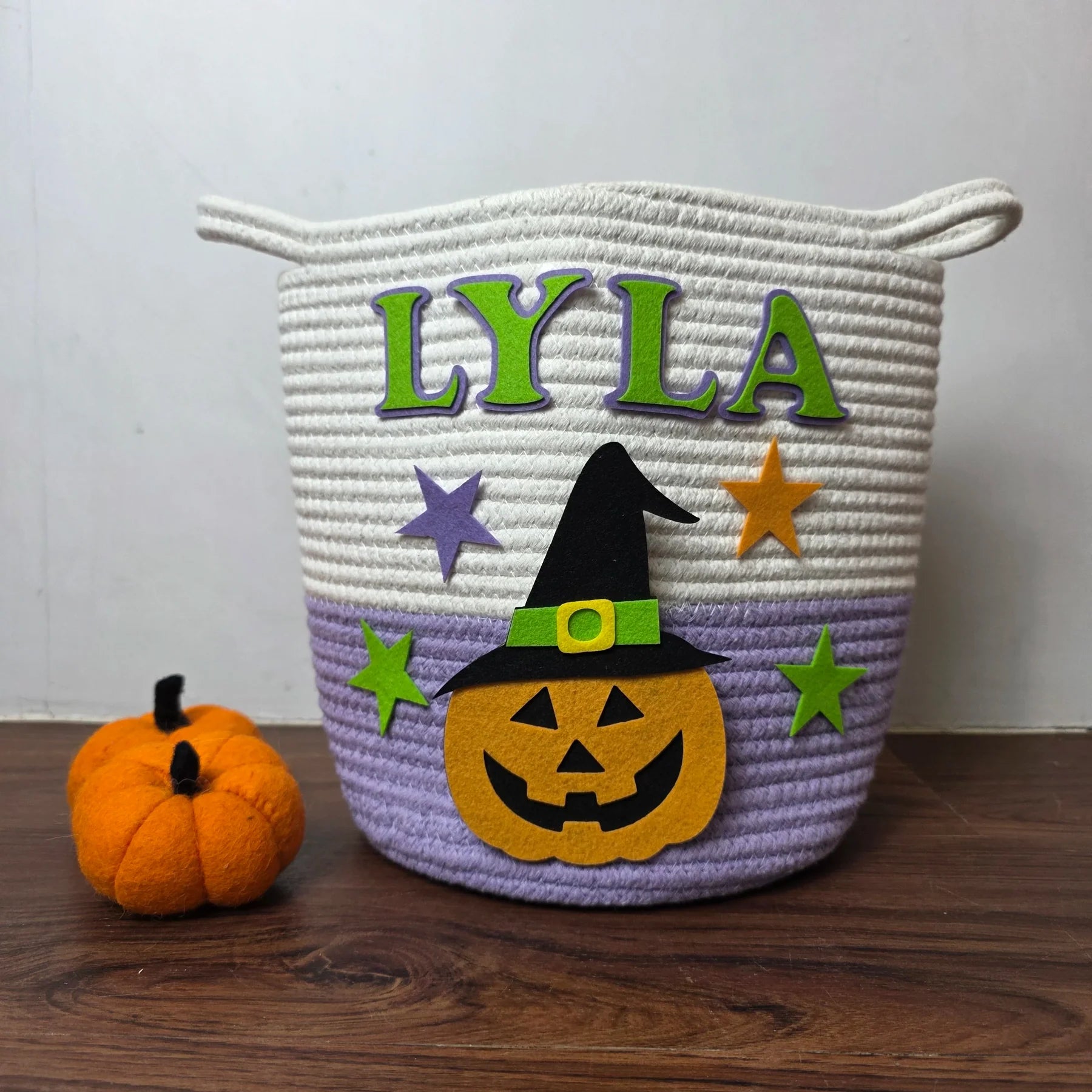 Halloween Trick-or-Treat Basket Personalised