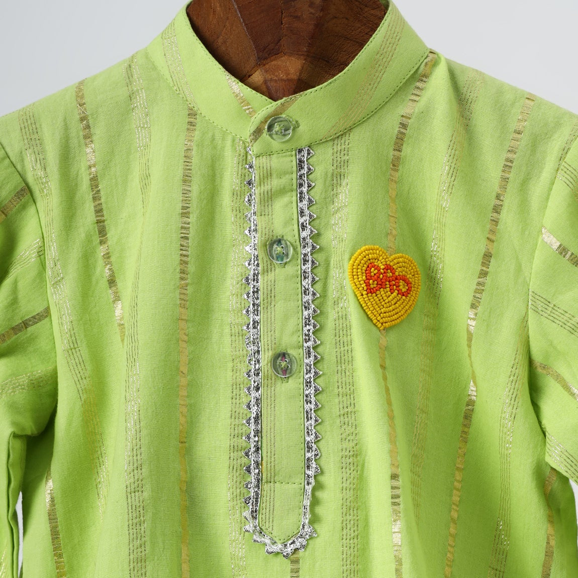 Neon Kurta Pyjama Set - image 2