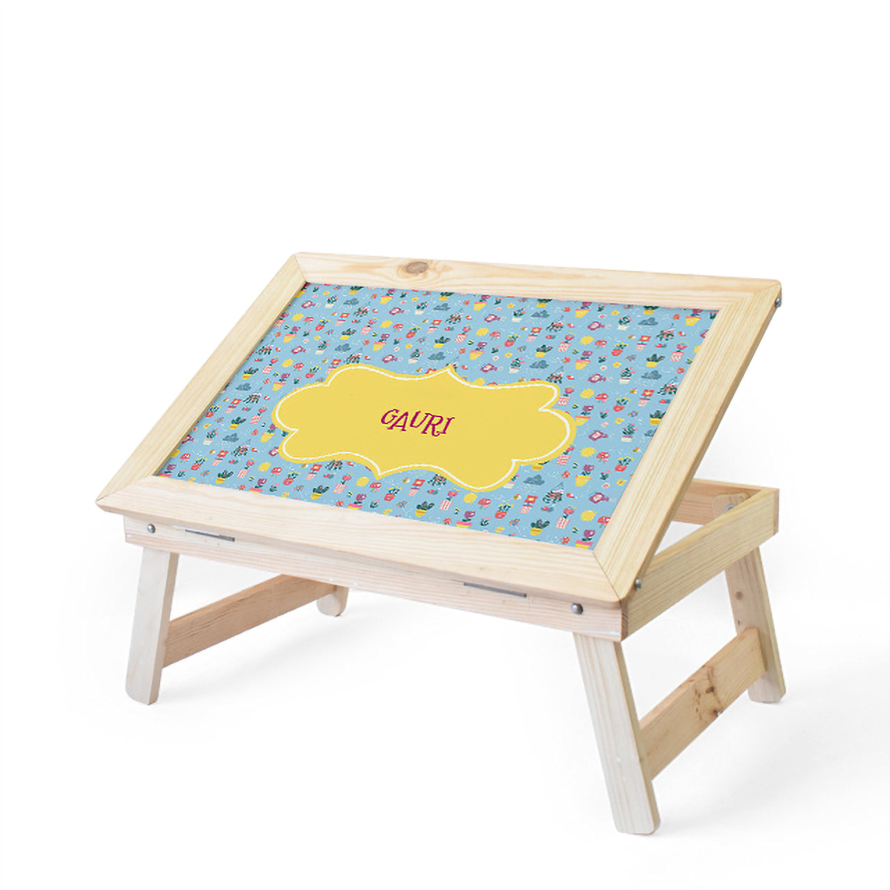 Personalised Foldable Desk - Enchanted Garden