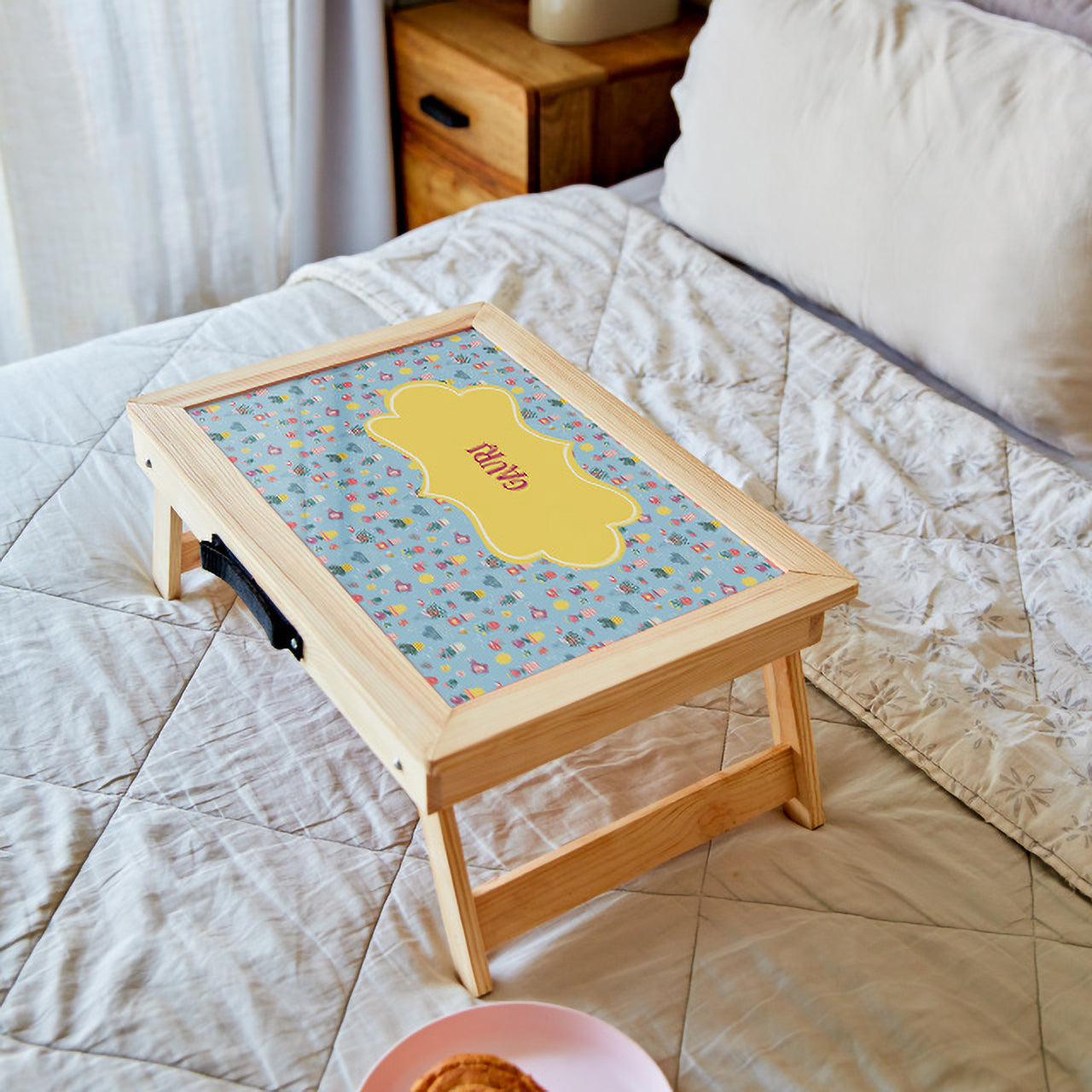 Personalised Foldable Desk - Enchanted Garden