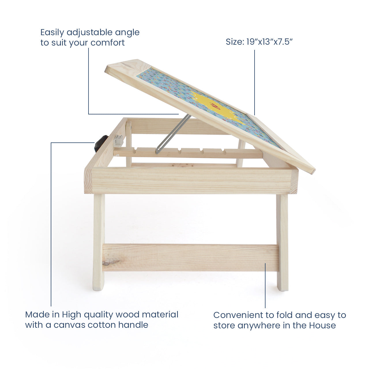 Personalised Foldable Desk - Enchanted Garden