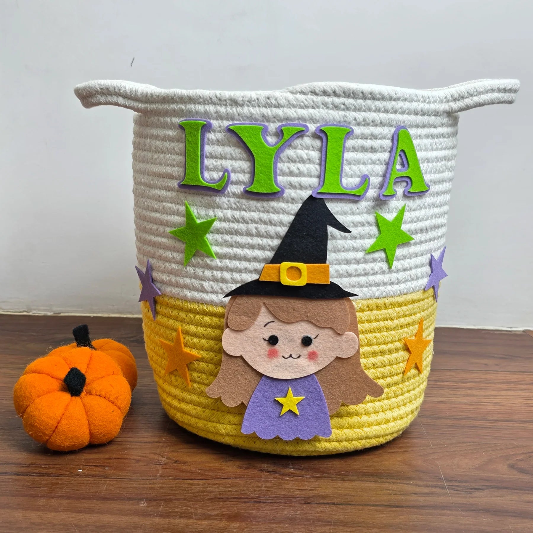 Halloween Trick-or-Treat Basket Personalised
