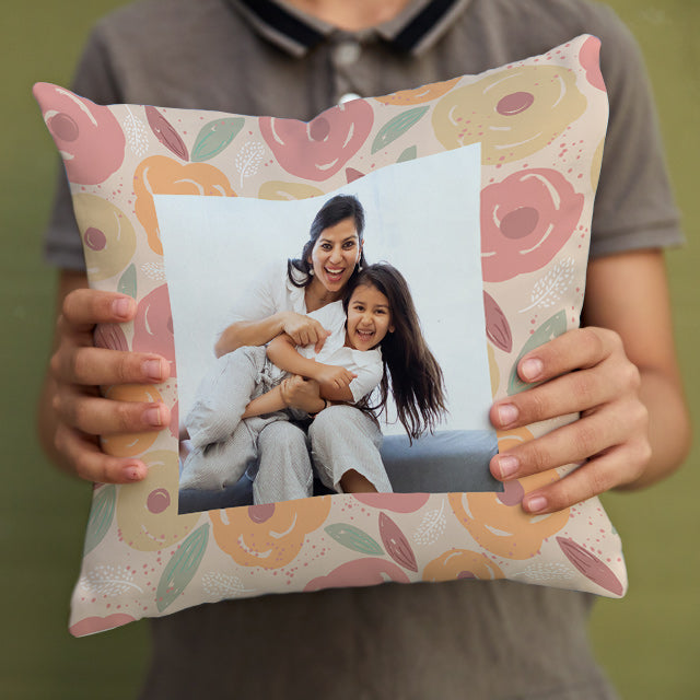 Personalised Photo Cushions - Fab Floral