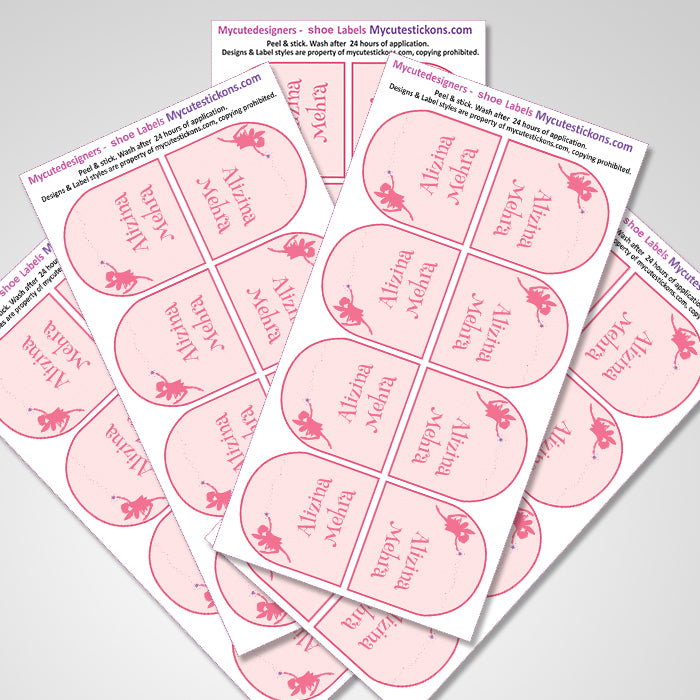 Shoe Labels Pack - Fairy -  12 Pairs