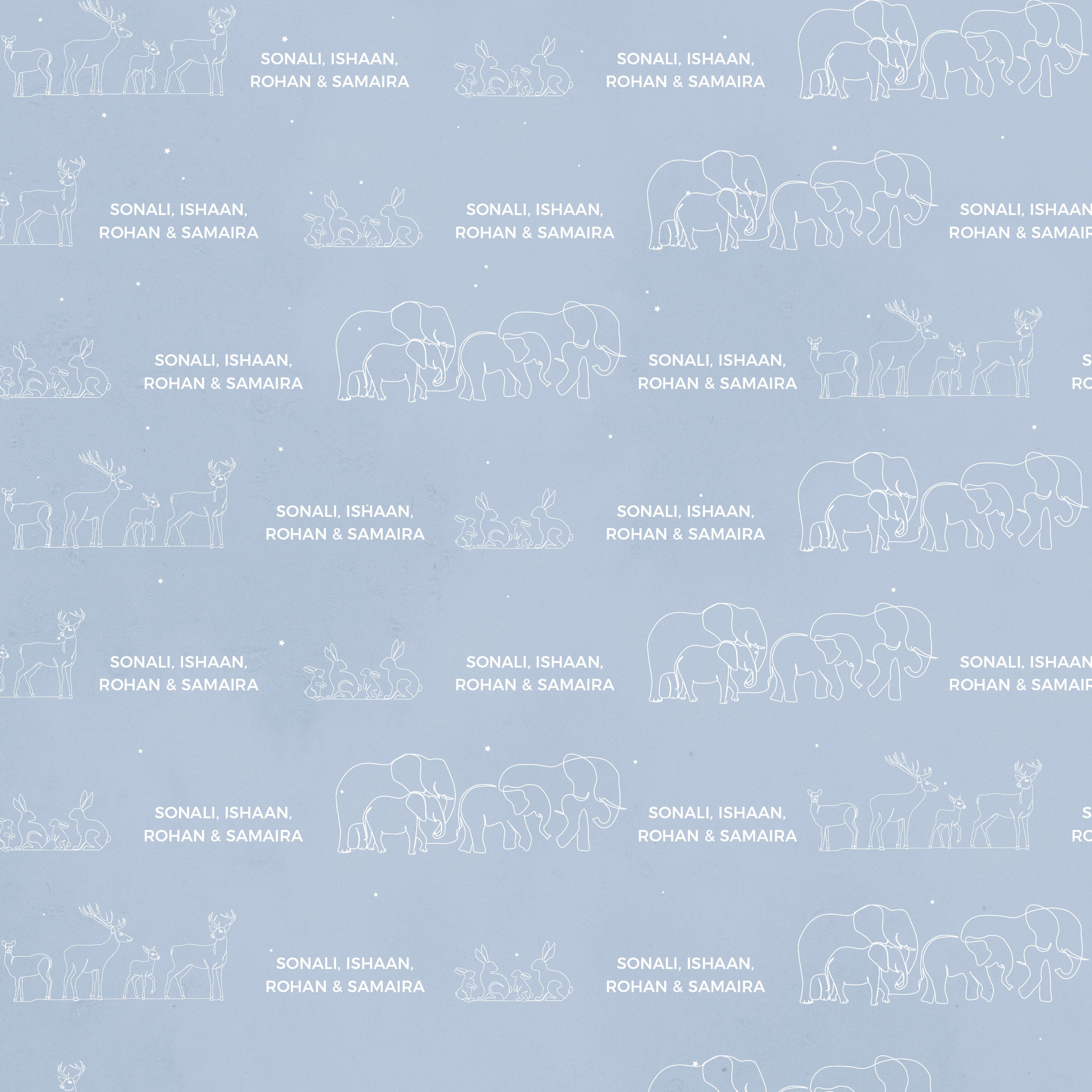 Personalised Wrapping Paper <br> WallPaperScissor x My Baby Babbles Exclusive