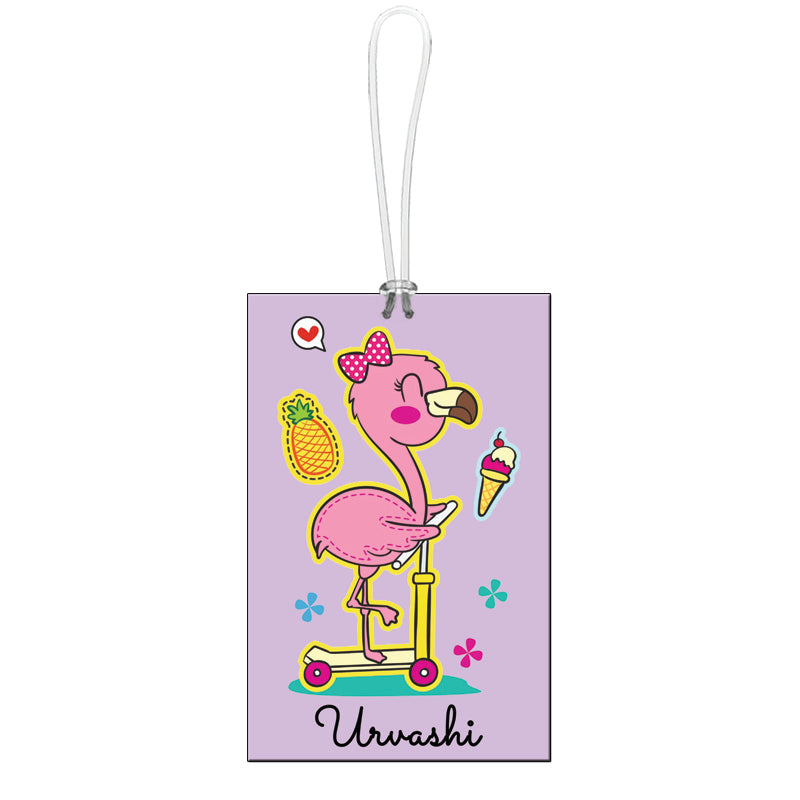 Passport Cover + Luggage Tag - Flamingo