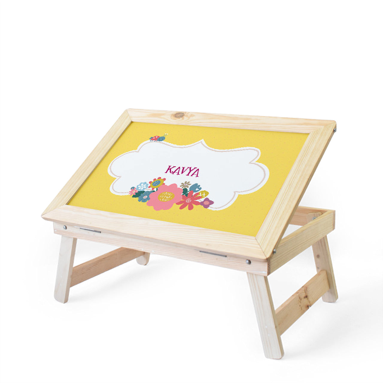 Personalised Foldable Desk - Flower Power