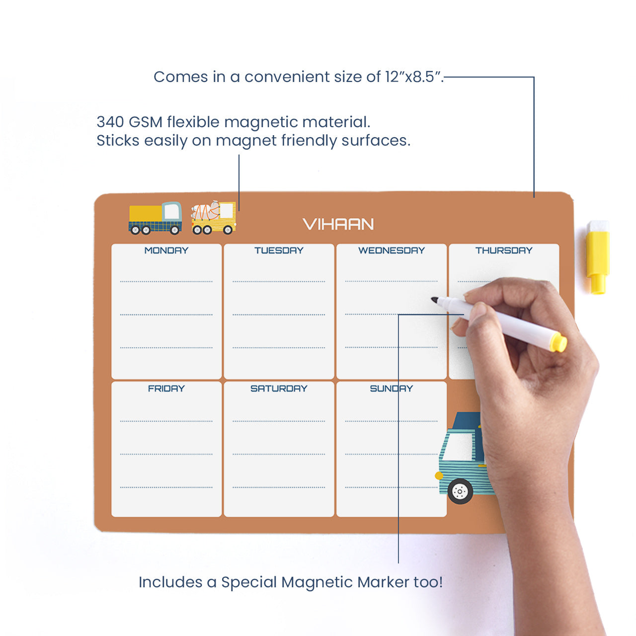 Personalised Meal / Weekly Planner - Food Truck