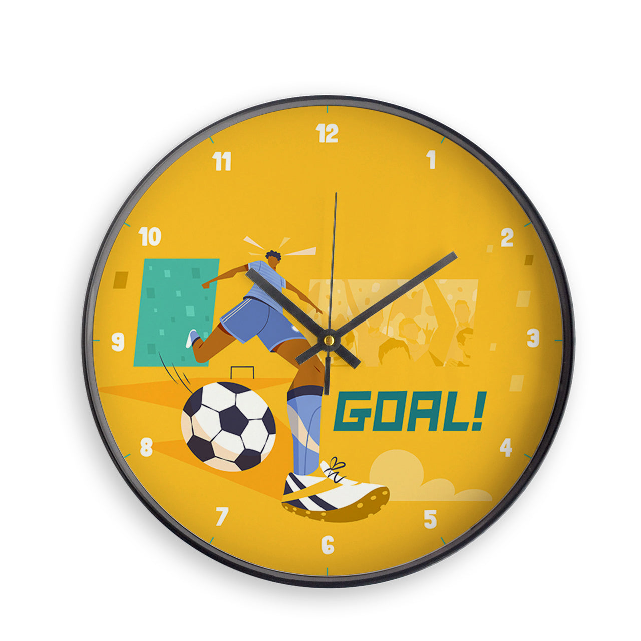Wall Clock - Football Goals, Boy