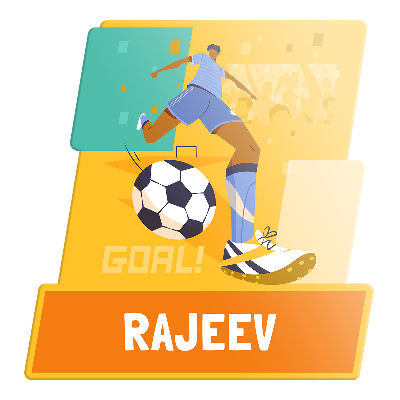 Name Boards - Football Goals, Boy