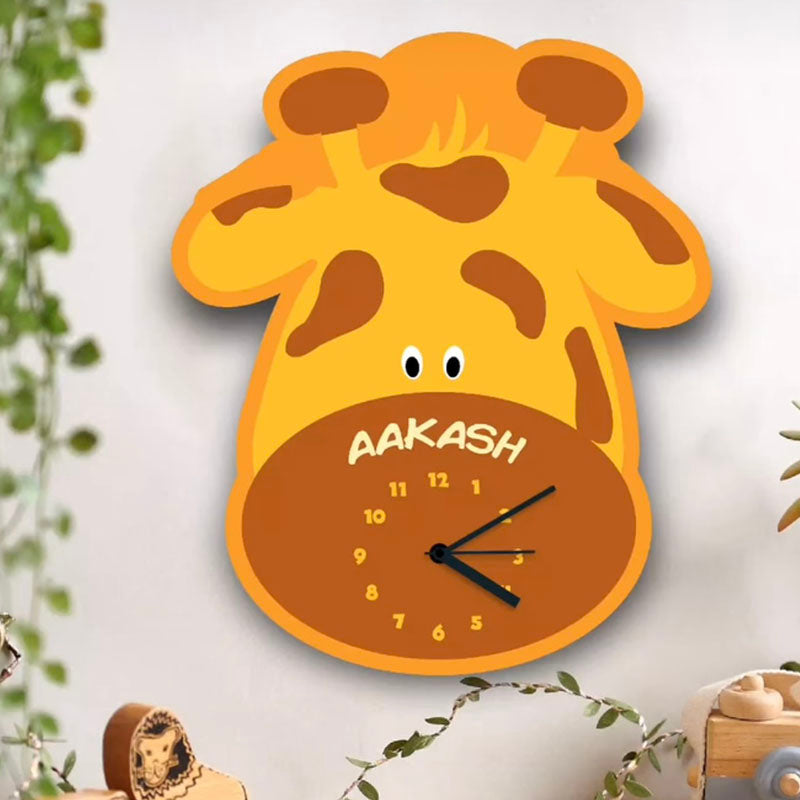 Wall Clock -Giraffe