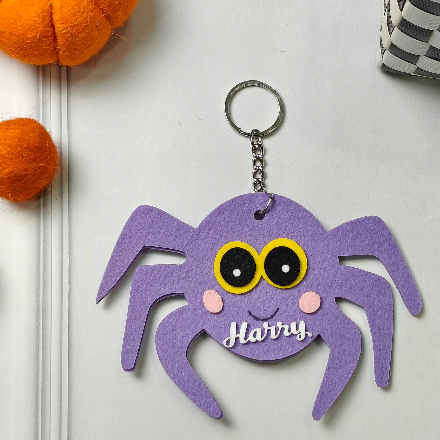 Personalized Halloween Keychain