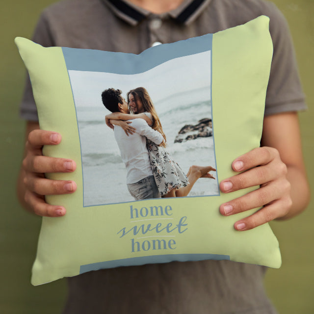 Personalised Photo Cushions - Home Sweet Home