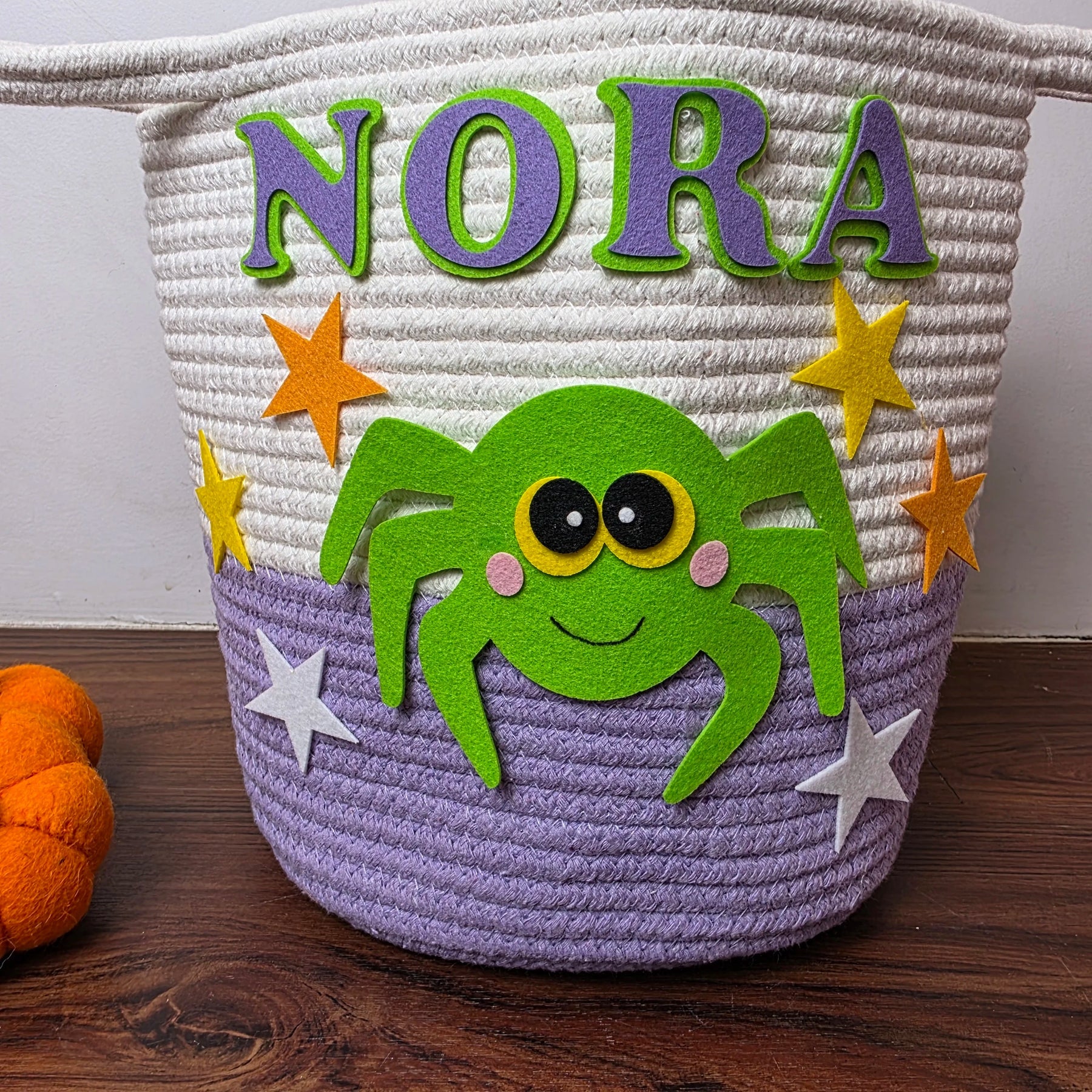 Halloween Trick-or-Treat Basket Personalised